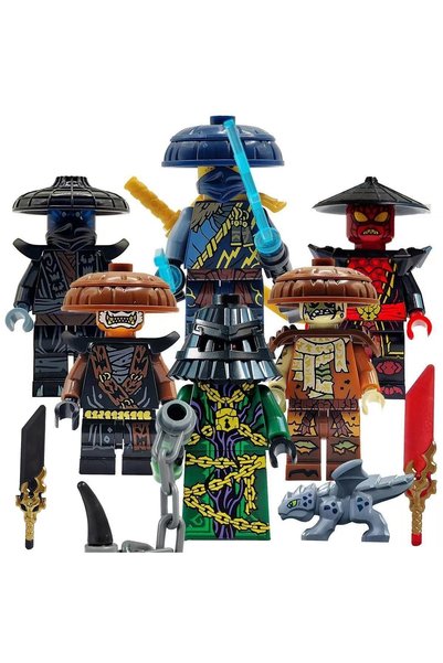 Choice 6 people Villains forbid building blocks, ninja phantoms, Nockert, Zac...