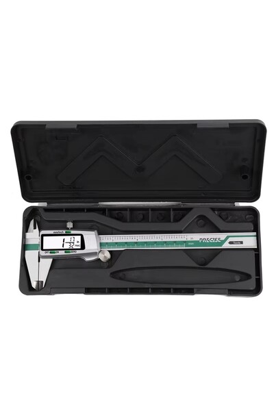 Choice ET50 ET50 Digital Stainless Steel Caliper 6-Inch 150mm Fraction/MM/Inc...
