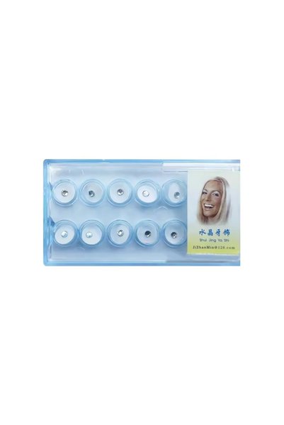 Choice White 10pcs/box Colorful Crystal Tooth Gems Acrylic Diamond Tooth Gems...