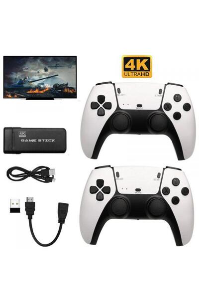 OEM Consolă de jocuri, Game Stick M8 Pro Wireless 4K Ultra HD, 2 controlere, ...