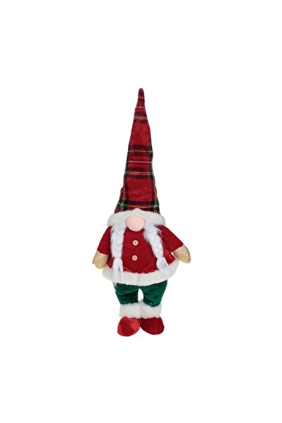 OEM Figurină Decorativa de Crăciun Gnome cu Codite Haina Roșie Căciulă in Car...
