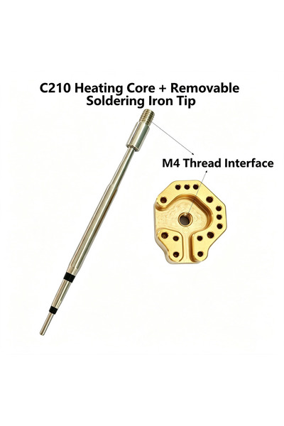 Choice رأس مكواة لحام متوافق مع أجهزة C210 C245/TS100/T12/T65/C210، أداة إصلا...