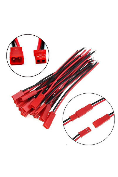 Choice 20pcs 20pcs Male&Female Connector JST Plug Cable DIY 2 Pin Connectors ...