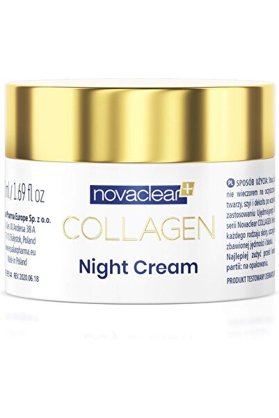 Novaclear كريم الكولاجين الليلي - مرطب ليلي مضاد للشيخوخة مع الكولاجين البحري...