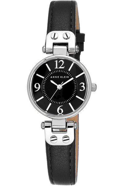 Anne Klein ساعة نسائية بحزام جلدي
