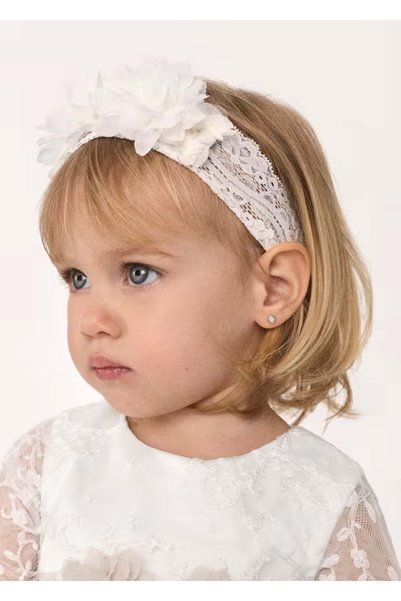 MAYORAL Abel & Lula Baby Girl Bandana White