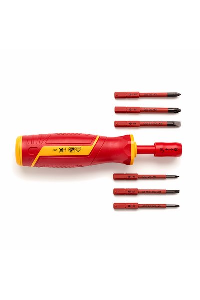 Choice AMR60110 6 in 1 VDE Insulated Screwdriver Bit Set Quick‑Change Interch...