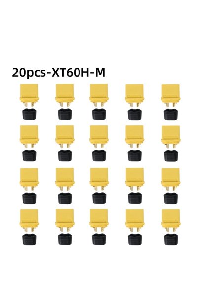 Choice 20PCS-M XT60H Connector Plug with Sheath Housing Female Male XT60 Bull...
