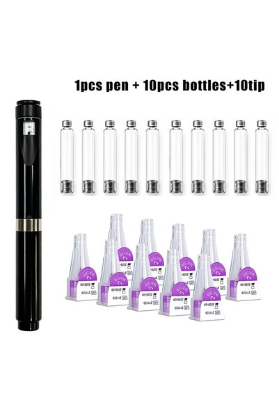 Choice Black set Reusable Peptide Pen,Insulin Pen Reusable Adjustable Dose 3m...