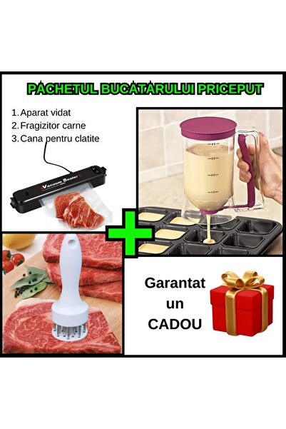 OEM Pachetul Chefului Inteligent - Aparat de vidare + Aparat de frăgezit carn...