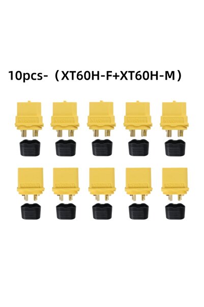 Choice 10PCS-MF XT60H Connector Plug with Sheath Housing Female Male XT60 Bul...