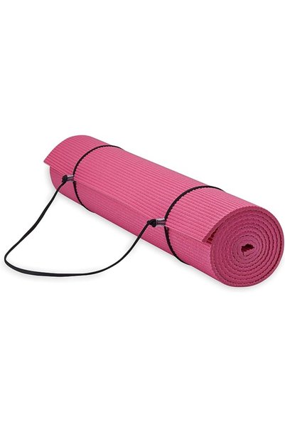 gaiam بساط يوغا فاخر من إيسنشيالز مع حقيبة حمل لبساط اليوغا (طول 72 بوصة × عر...