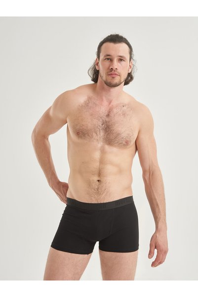 Mercan 5-Pack Premium Black Boxers - Non-Marking Waist Elastic - Does Not Roll up