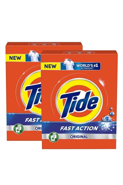 Tide Fast Action Laundry Detergent Powder, 2.5 × 2 Pack