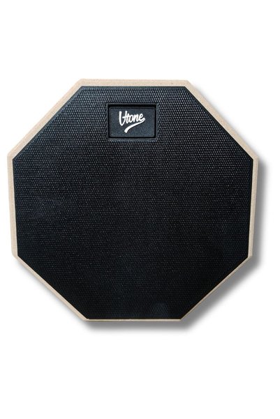 V-TONE PD8 BK εξάσκησης για τύμπανο, 8 ιντσών, μαύρο, με σπείρωμα M8 για βάση.