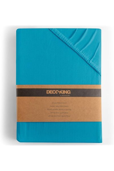GENERAL ملاءة سرير من DecoKing مقاس 80 × 200 سم و 90 × 200 سم، مصنوعة من القط...