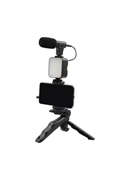 OEM Set complet pentru filmare video cu microfon, lumină LED reglabilă, mini ...