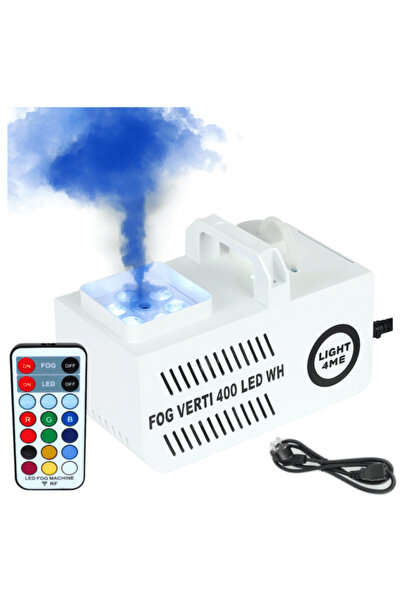 LIGHT4ME FOG VERTI 400 LED WH μικρή κάθετη μηχανή καπνού με ασύρματο τηλεχειρ...