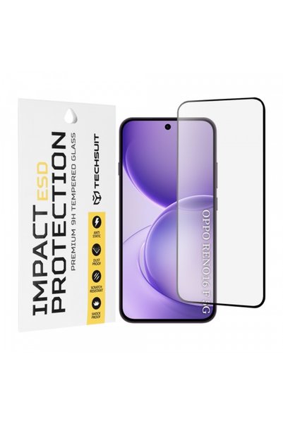 Techsuit Folie de protectie Ecran pentru Oppo Reno16 F / Reno16 FS, Sticla Se...