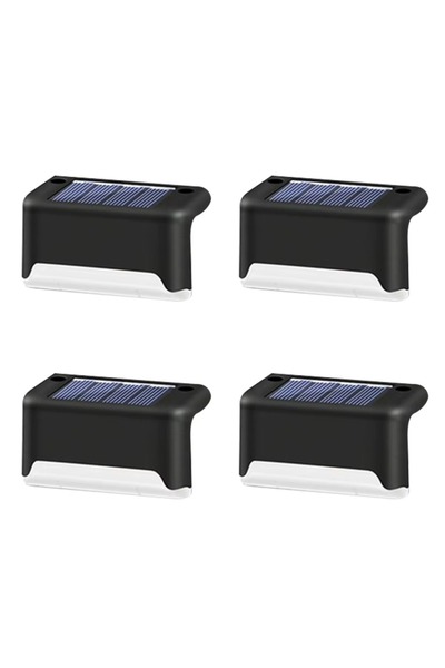 OEM Set de 4 lămpi solare pentru trepte și terase, cu senzor de lumină, rezis...