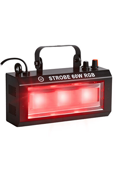 LIGHT4ME Στροβοσκόπιο σκηνής με εφέ φωτισμού RGB 60W, 3x20W COB LED, βάση στή...