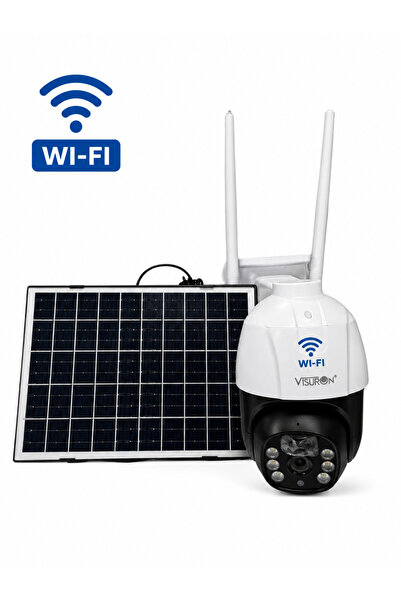 OEM Cameră de supraveghere HD cu panou solar, Wi-Fi, viziune nocturnă și dete...