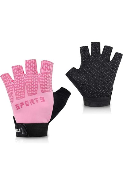 Bukela Kids Sport Gloves, Half Finger Gloves for Boys Girls, Cycling Gloves f...