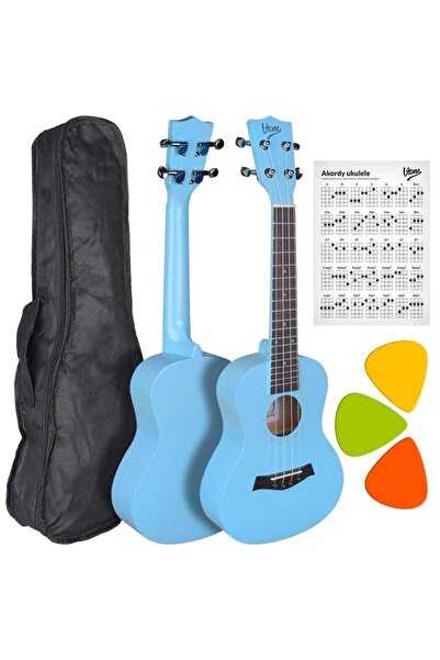 V-TONE UK23 BL ακουστικό ουκουλέλε συναυλιών 23 ιντσών μπλε + θήκη