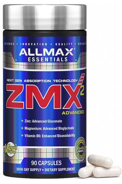 ALLMAX Nutrition ZMX2 High-Absorption Magnesium Chelate, 90 Capsules