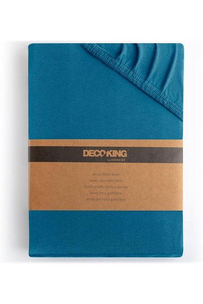 GENERAL DecoKing Fitted Sheet 80 x 200 cm 90 x 200 cm 100% Combed Cotton Yell...
