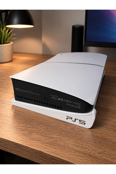 AGELON PlayStation 5 SLİM DİJİTAL Model Uyumlu Beyaz Yatay Stand
