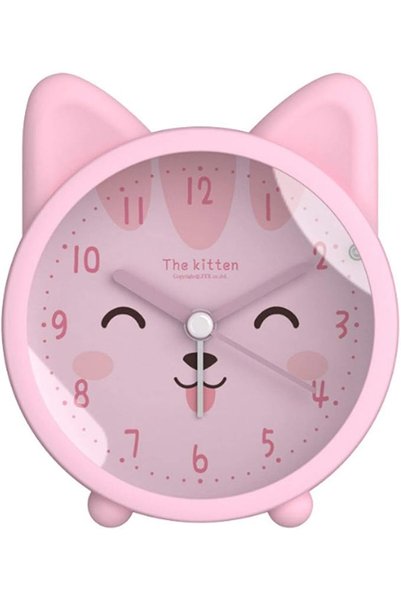 SWIUKPHE Cute Animal Alarm Clock for Kids, Silent Non-Ticking Silicone Clock ...