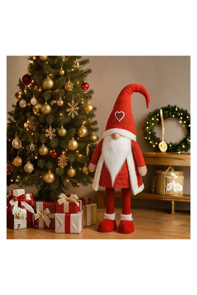 OEM Figurină Decorativa de Crăciun Gnome cu Miscare Căciulă Roșie Paiete 145 ...