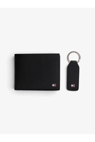 Tommy Hilfiger GP ETON CC AND COIN PCKT KEYFOB Erkek Siyah Bot - AM0AM07931