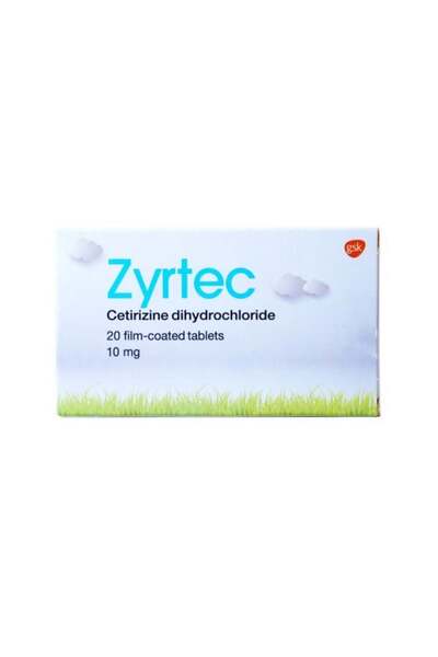 ZYRTEC 10 Mg Tab 20 S