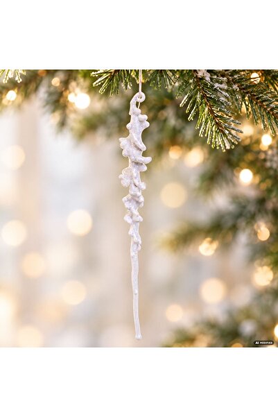 DD SHOP Dis ornament stalactit irizat 25cm - Ornamente Craciun Turturi
