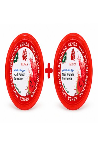 KENZA 💅 مزيل طلاء الأظافر كِنزا – برائحة البطيخ عبوة 2