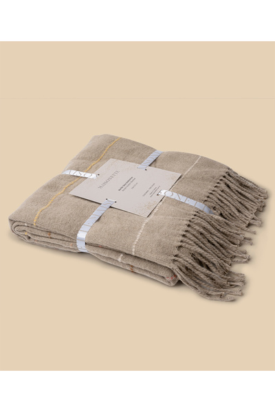 Maisonette Acrylic Scotch Blanket/M.Mocha/130X170