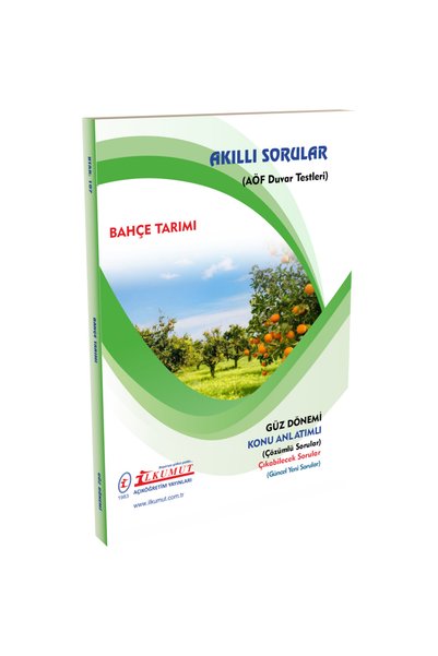 İlkumut Yayınları Bahçe Tarımı - 2026 Güncel Baskı