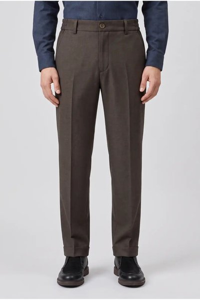 Lastik Bel Detaylı Modern Pantolon
