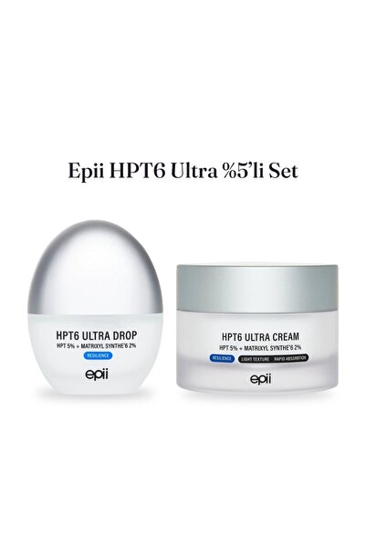 epii مجموعة HPT6 Ultra بنسبة 5% - مجموعة سيروم وكريم لشد البشرة 30 مل + 50 مل