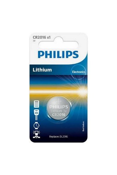 Philips Lithium CR2016 μπαταρία ρολογιών 3V 1 τμχ
