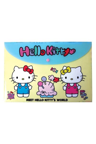 GİM Φάκελος με κουμπί PP Hello Kitty (335-76580)