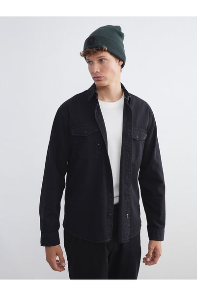LC Waikiki Nevavm with Difference Lcw Jeans Black Denim Straight Standard & R...