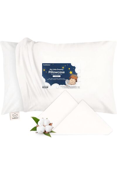 KeaBabies غطاء وسادة مطبوع للأطفال الصغار مقاس 13×18 بوصة، غطاء وسادة ناعم وق...