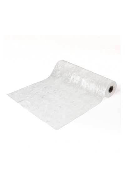 OEM Tesatura Decorativa de Crăciun Albă Catifelata Irizata 5mx28 cm – Atmosfe...