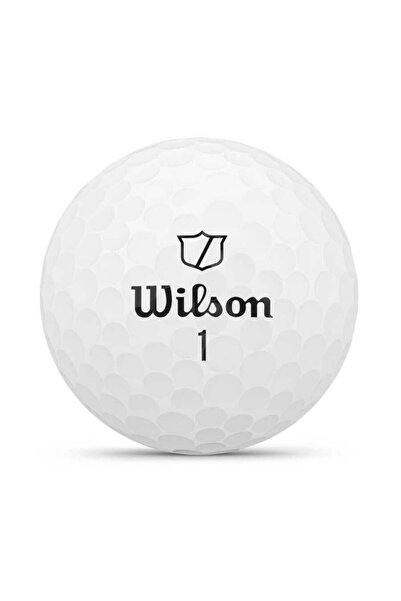 Wilson كرة جولف بيضاء ناعمة من دوا، عبوة من 12 كرة، WG2009102