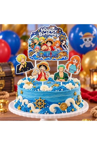 parti show One Piece Anime Korsan Pasta Süsü 5'li