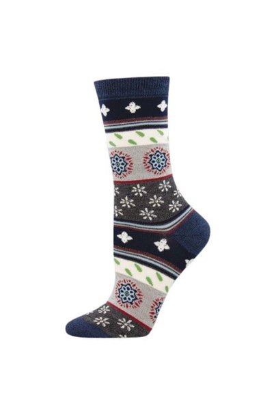 OEM Socksmith Μπαμπού Μοτίβο Μαρακές 36-41 (WBN2345-HEG)