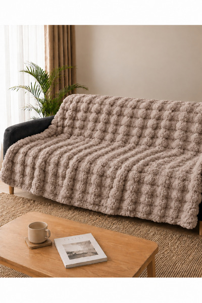 Merinos | Navlaka za sedište protiv klizanja Bubble | 175x220 | Mink